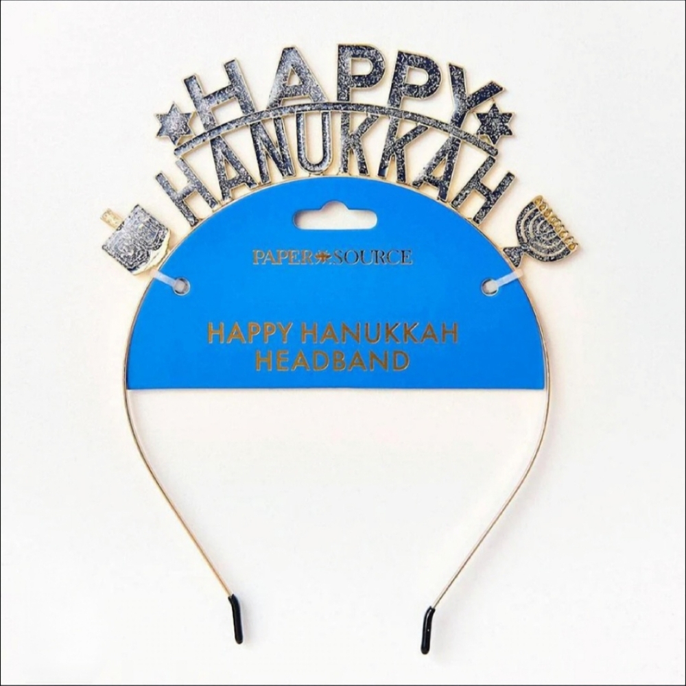 NWT Paper Source Happy Hanukkah Headband